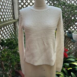 Banana Republic  Off White Knit Sweater .Size XS.  Gently worn.